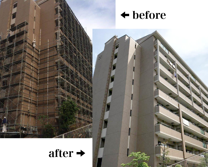 マンション外壁工事・大規模修繕
