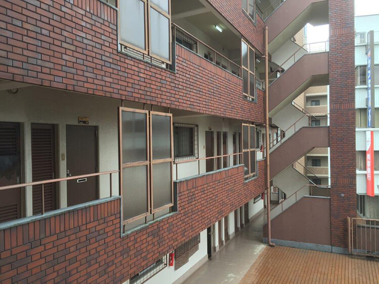 Kマンション様 外部改修工事施工前の写真